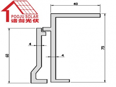 Color steel tile fixture  PJ-70396-397