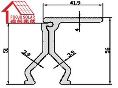 Color steel tile fixture  PJ-70466-467