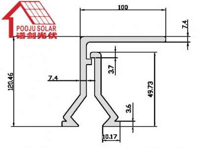Color steel tile fixture  PJ-ZJ228-229